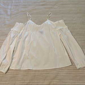 Off The Shoulder White Top